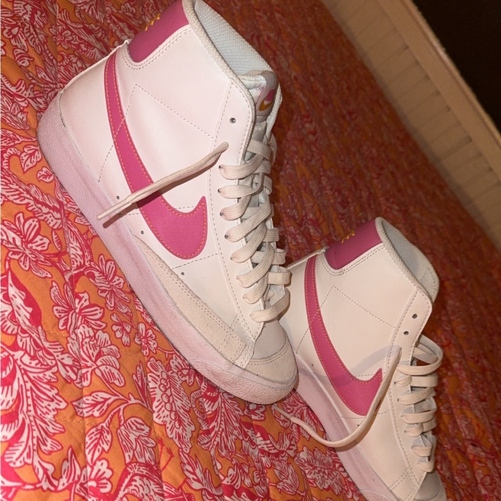 Pink and orange blazers